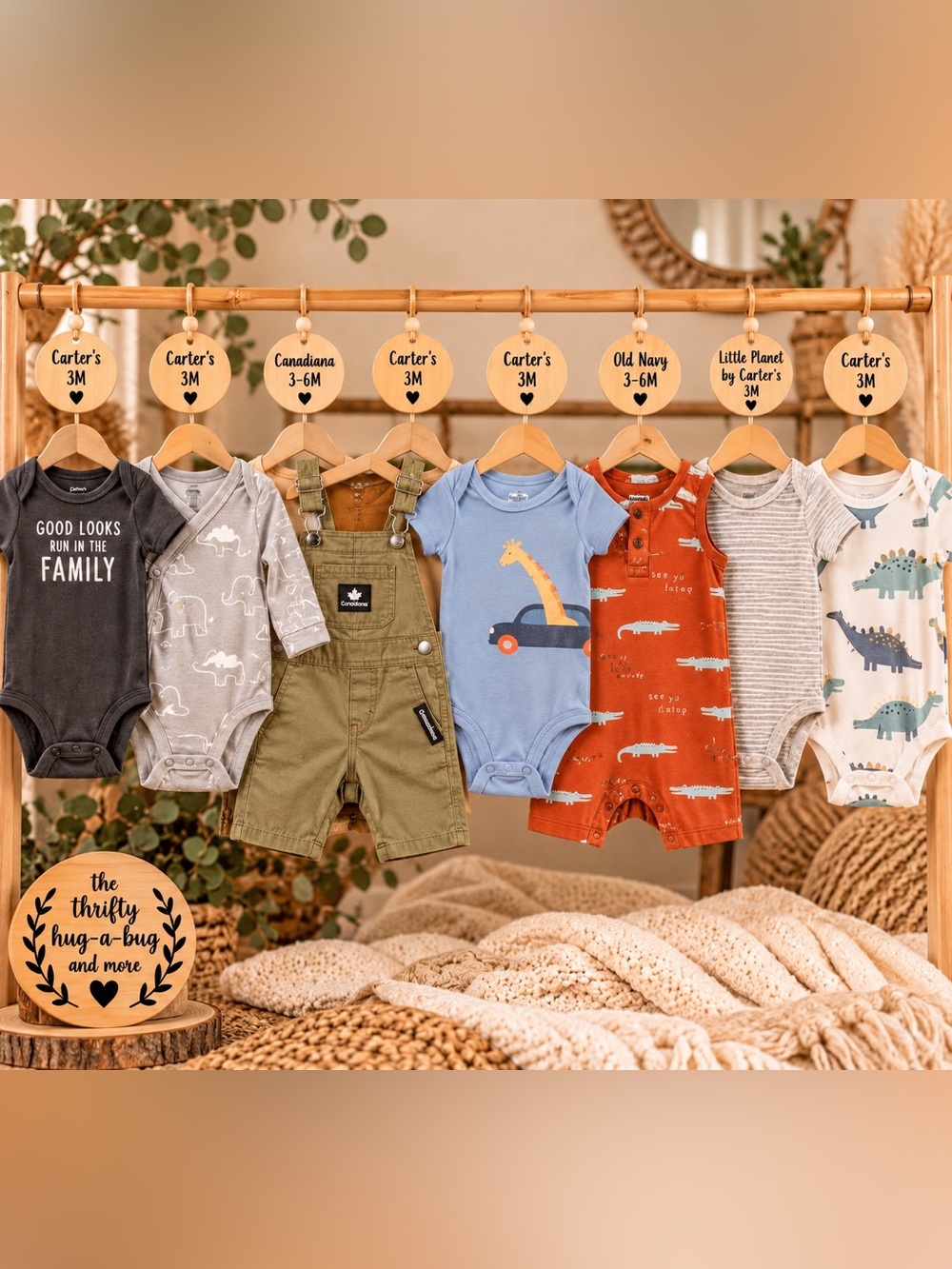 Baby Boy 3M–3-6M 7 Piece Bundle | Carter’s Old Navy Canadiana